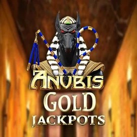 Anubis Gold Jackpots online game logo by Inspired Gaming on casinospinplatinum.com