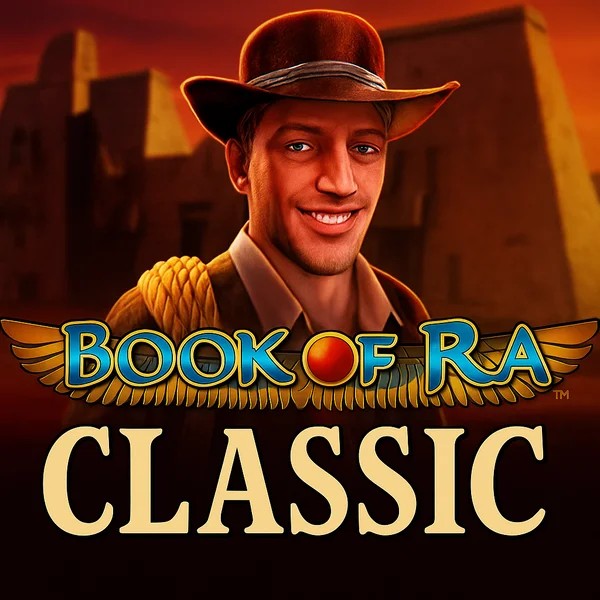 Book of Ra Classic logo by Novomatic Spinplatinum Casino
