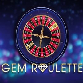 Gem Roulette online game logo by iSoftBet on casinospinplatinum.com