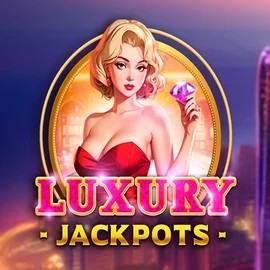 Luxury Jackpots logo by Triple Cherry at Spinplatinum Casino