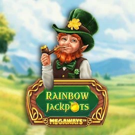 Rainbow Jackpots Megaways logo by Red Tiger Gaming Spinplatinum Casino