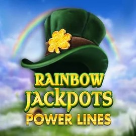 Official Jackpots logo: Rainbow Jackpots Power Lines by Red Tiger Gaming at Spinplatinum Casino