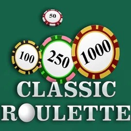 Roulette slot logo by OneTouch Games at Spinplatinum Casino