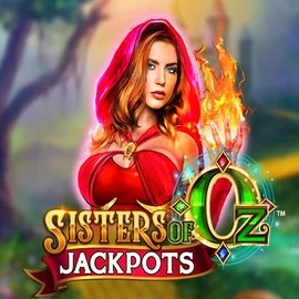 Sisters Of Oz Jackpots slot logo by Triple Edge Studios at Spinplatinum Casino