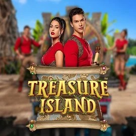 Treasure Island slot logo by Pragmatic Play at Spinplatinum Casino